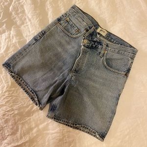Size 26 Agolde Criss Cross Shorts